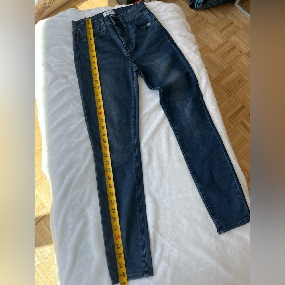 PISTOLA Women Denim Riley Mid-Rise Relaxed Jeans Straight Leg Spandex Size 25 - Picture 15 of 16